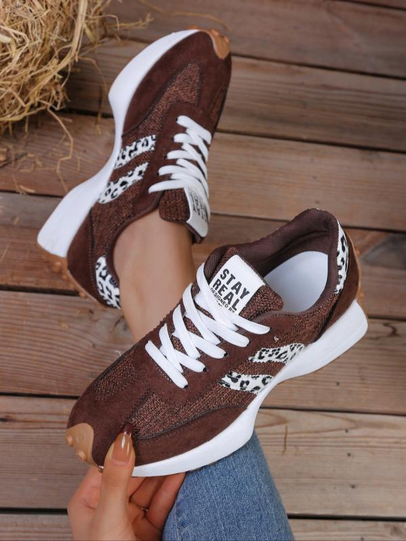 Women’s Striped Sporty Sneakers – Comfort You Can Feel