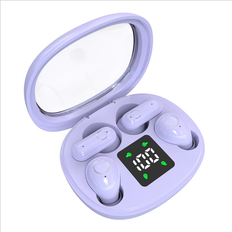 MSHUKCOE Mini Wireless Bluetooth Earbuds – Sleep & Sport Comfort