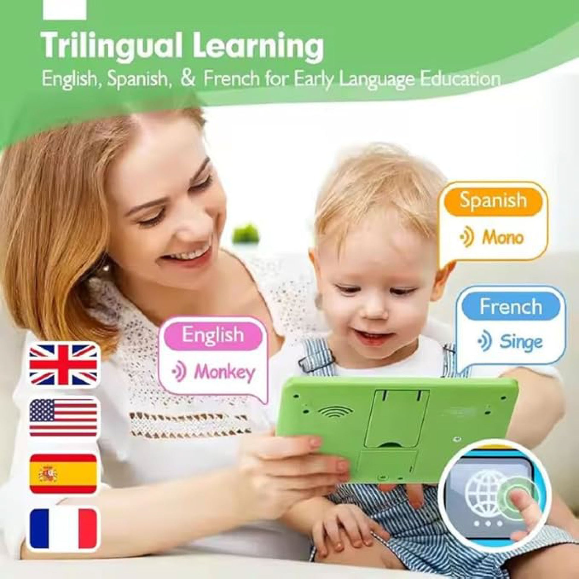 TrioLingo™ 3-Language Tablet SKY MEGA BOX