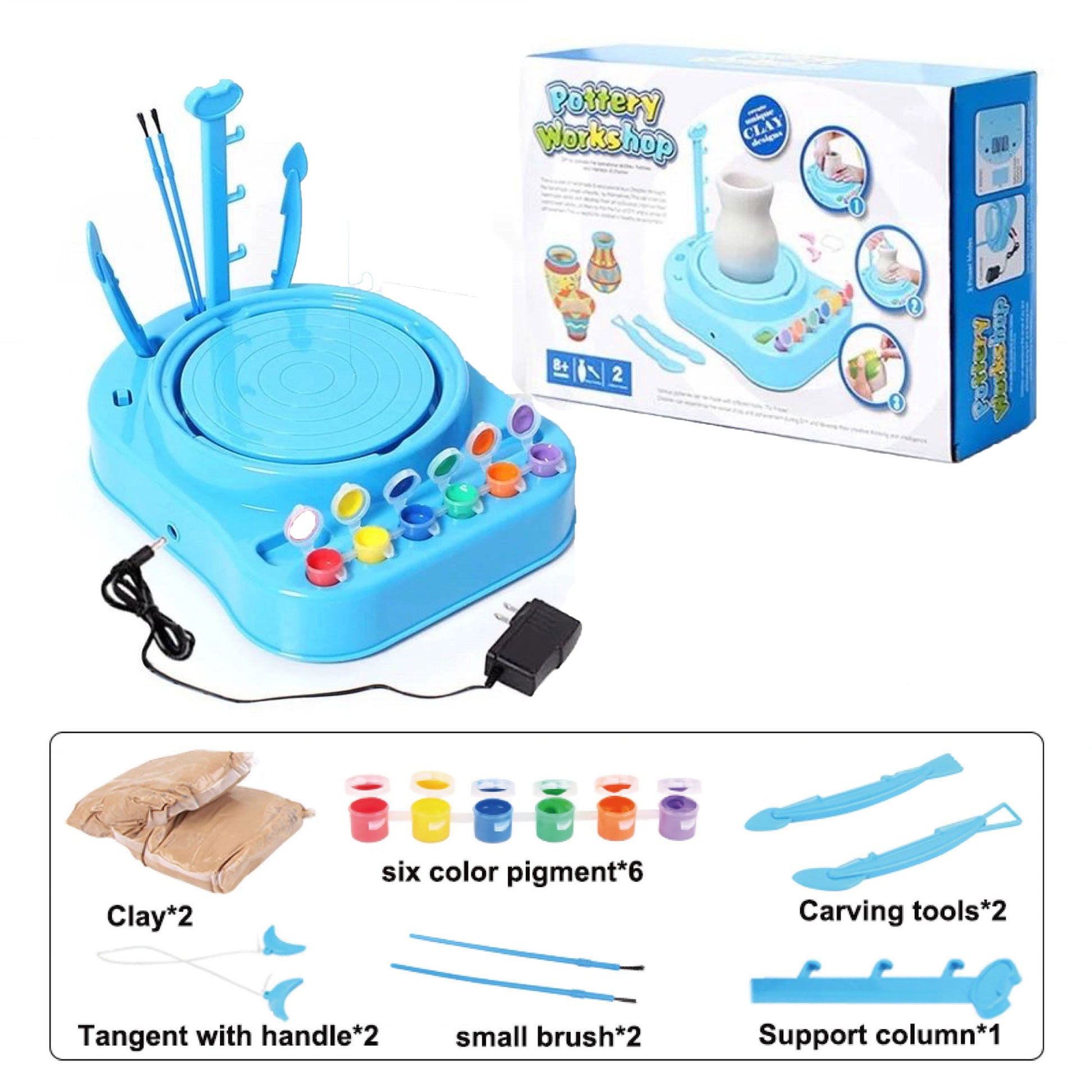 MiniPotter™ Pottery Wheel Set SKY MEGA BOX