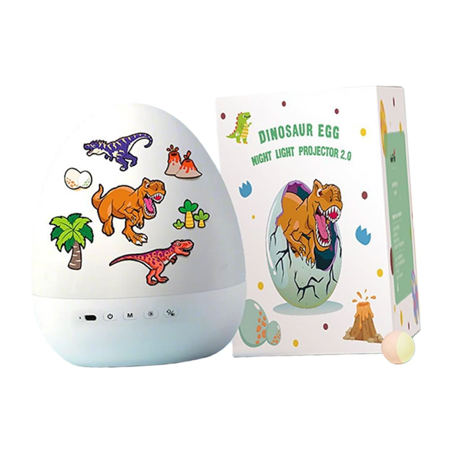 DinoGlow™ 2-in-1 Projector & Night Lamp with Music