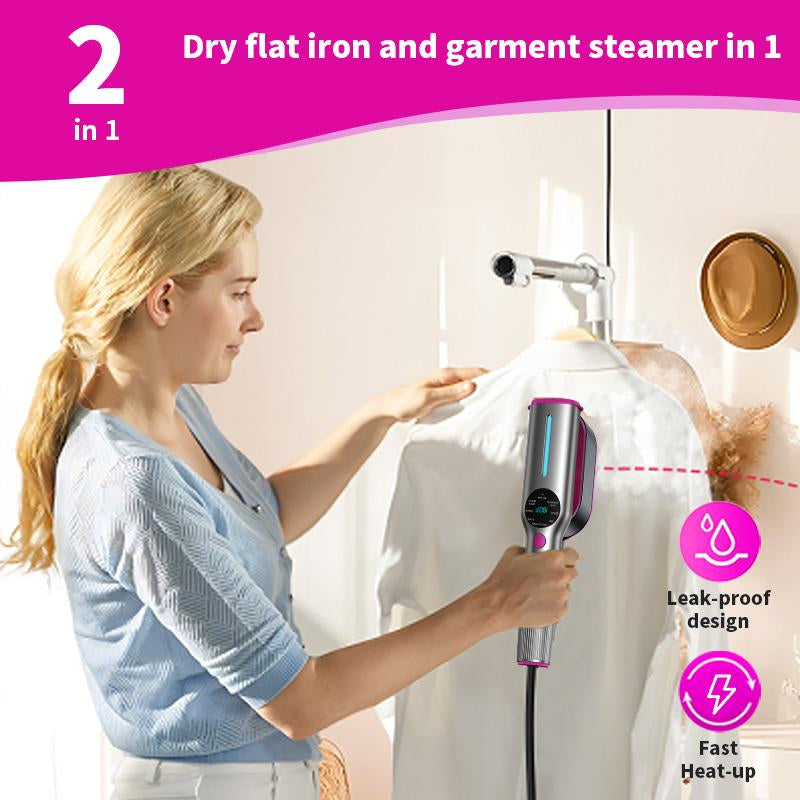 Dr.Flash Portable Garment Steamer – 7-Mode LED Clothing Iron, 5s Fast Heat