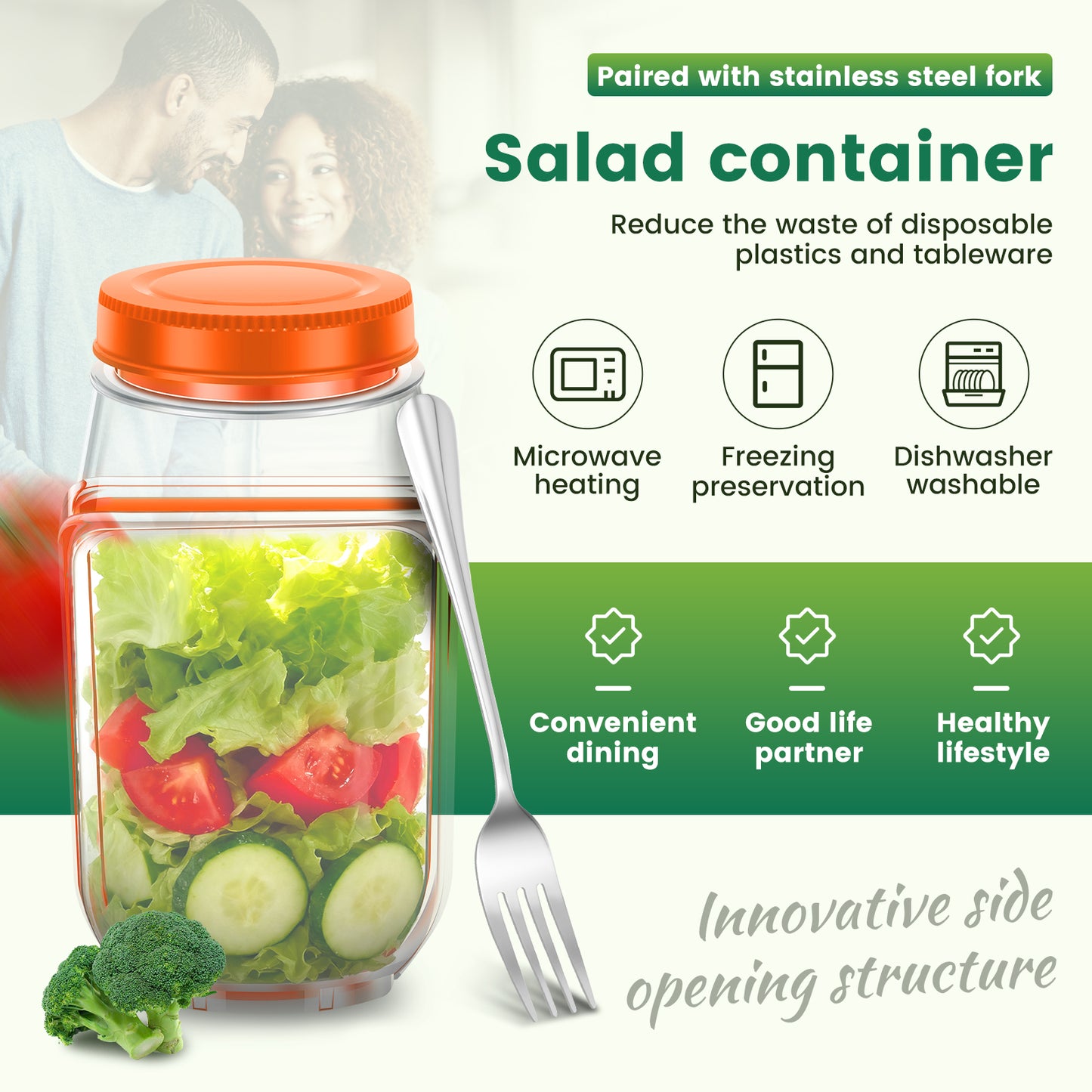 Portable Salad Pod – Fresh Meals Anywhere!