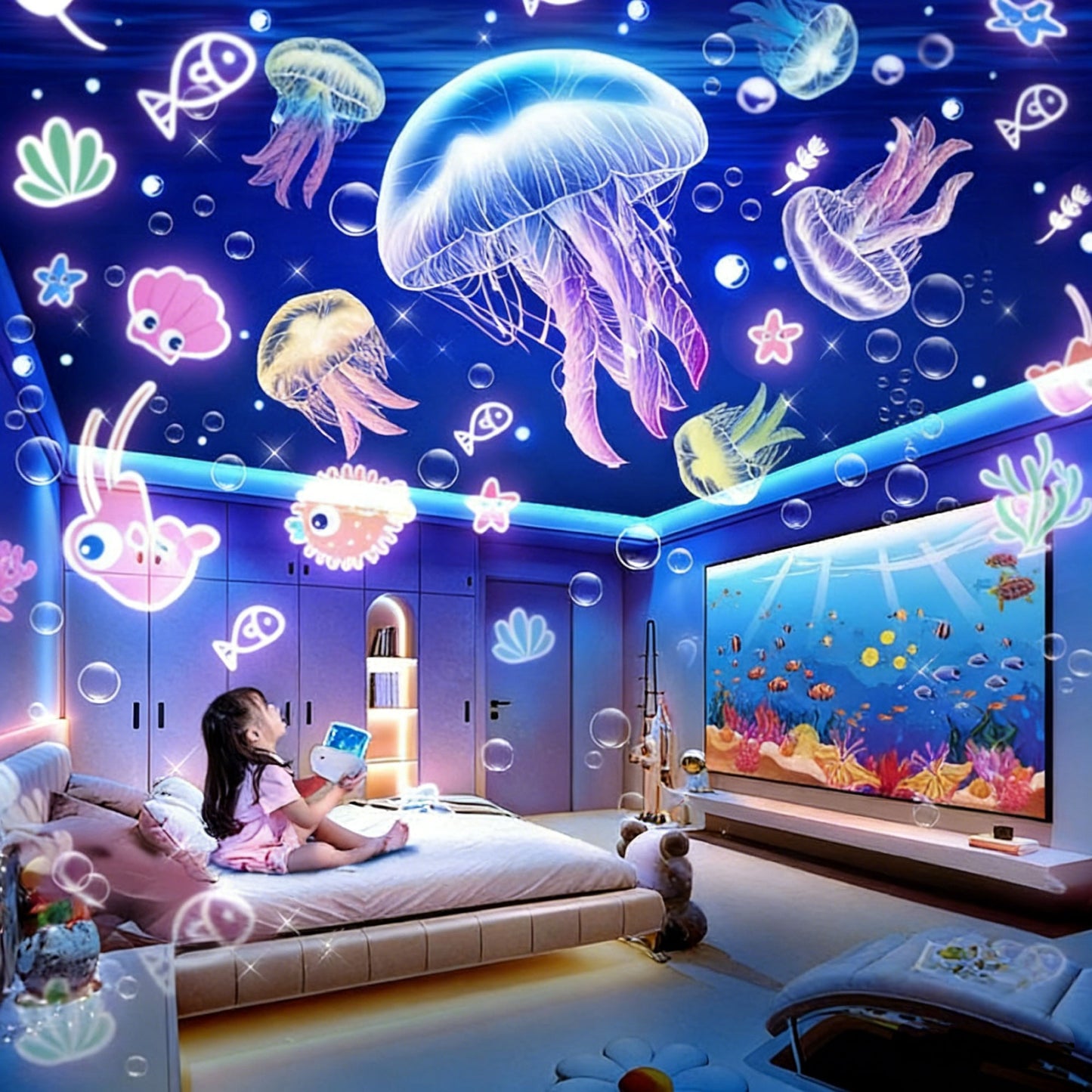 DinoGlow™ 2-in-1 Projector & Night Lamp with Music SKY MEGA BOX