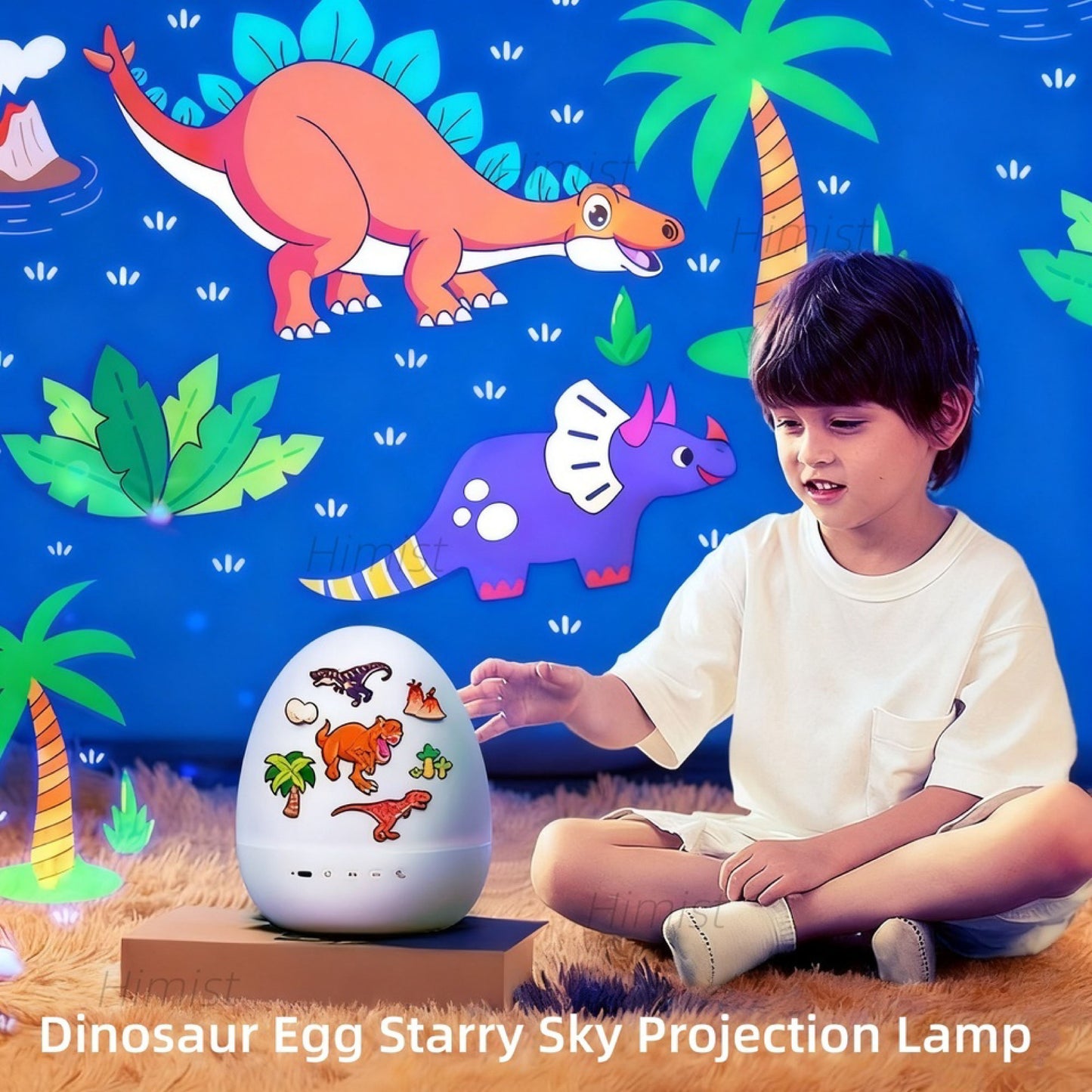 DinoGlow™ 2-in-1 Projector & Night Lamp with Music SKY MEGA BOX