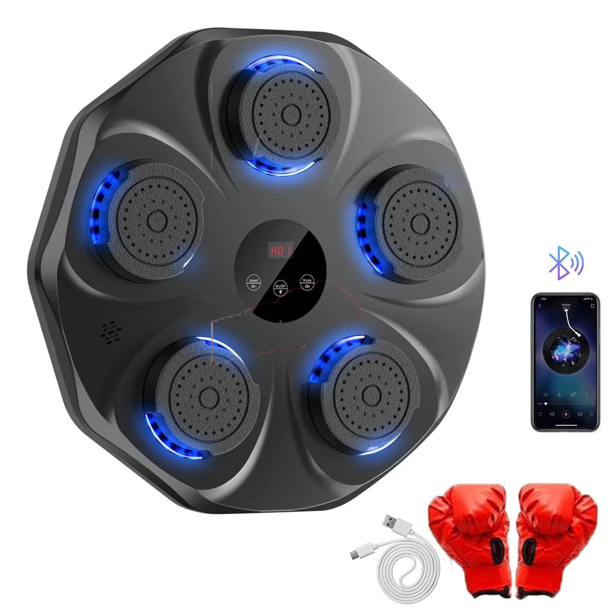 BeatBox ™ Interactive Music Boxing with Gloves SKY MEGA BOX