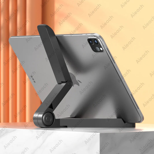Adjustable Folding Tablet Stand – Desktop Holder for 4.7"–12.9" iPad, Samsung, Xiaomi & Smartphones