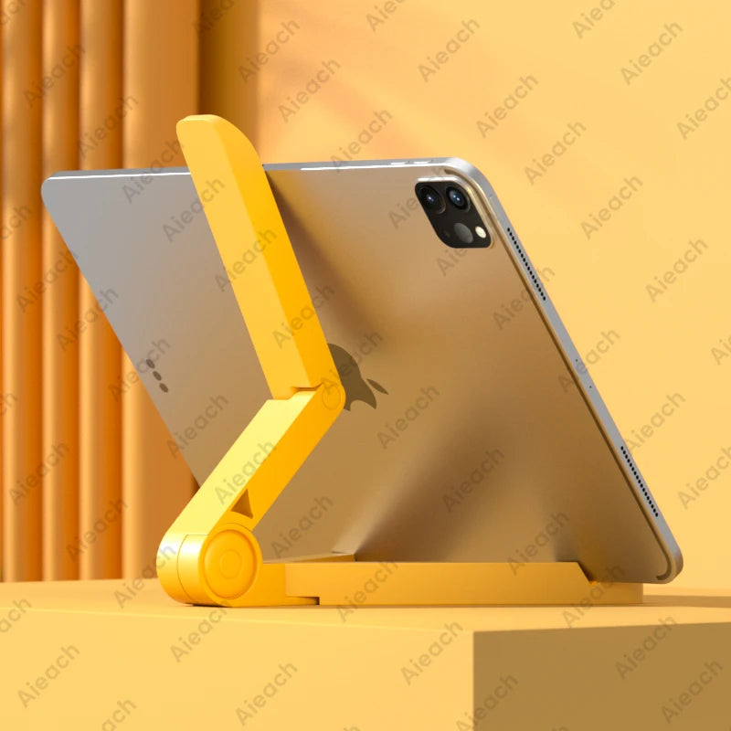 Adjustable Folding Tablet Stand – Desktop Holder for 4.7"–12.9" iPad, Samsung, Xiaomi & Smartphones