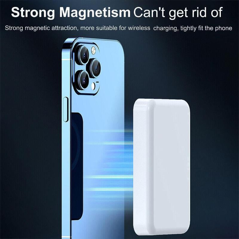 Magnetic Portable Charger 5000mAh – MagSafe Wireless Power Bank with 20W Fast Charge