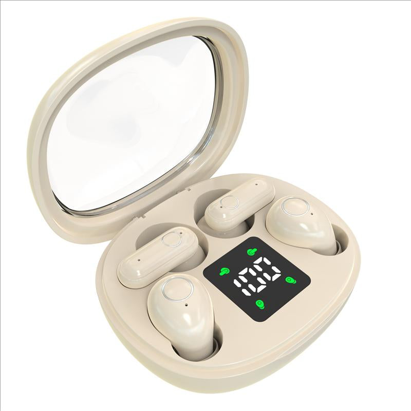 MSHUKCOE Mini Wireless Bluetooth Earbuds – Sleep & Sport Comfort