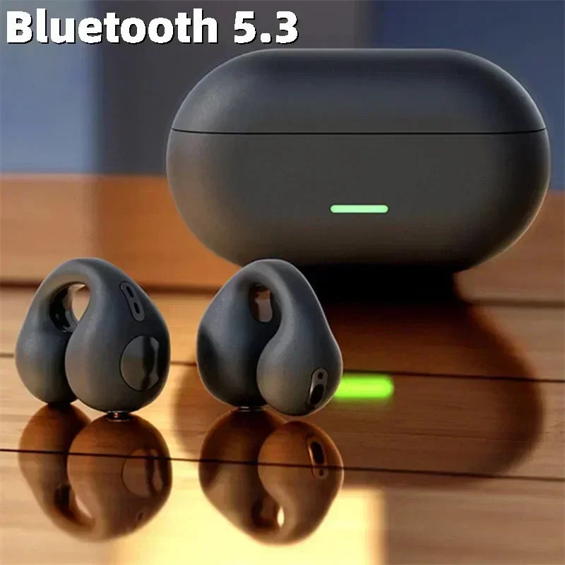 T75 Bone Conduction Wireless Headphones – Bluetooth 5.3 Sports Earphones, Waterproof TWS HiFi Sound