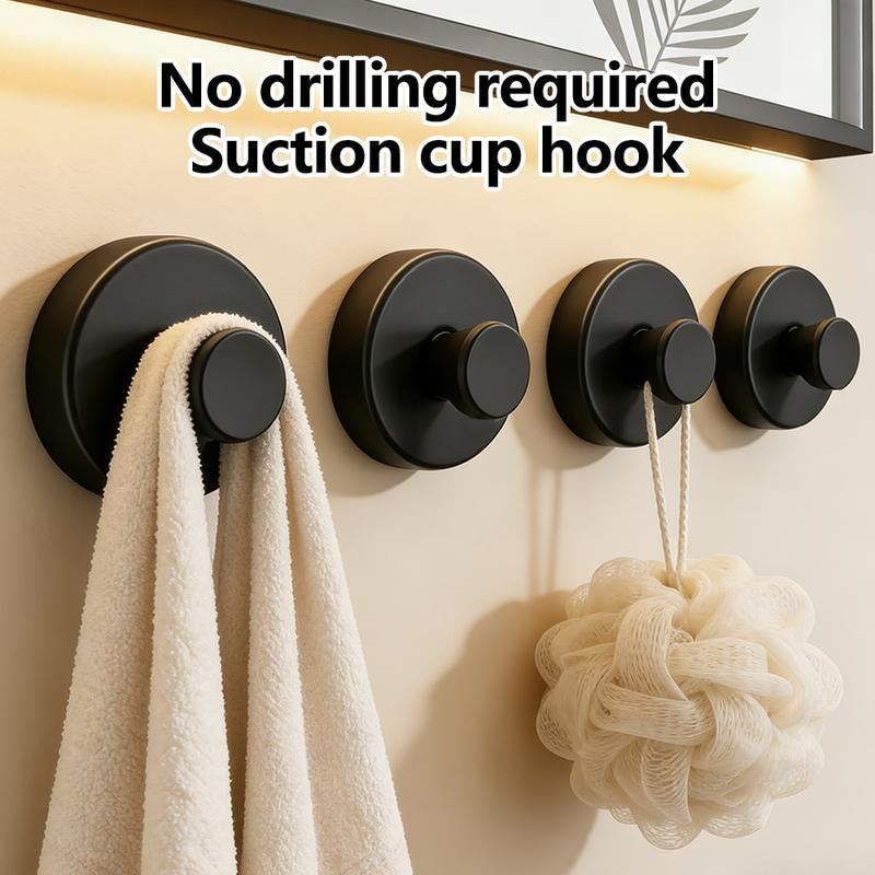 Stainless Steel Suction Cup Hooks – No Drill, No Damage Wall Organiser