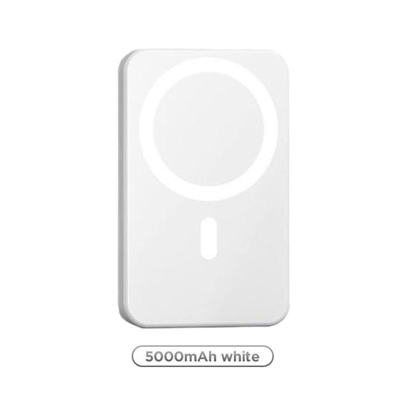 Magnetic Portable Charger 5000mAh – MagSafe Wireless Power Bank with 20W Fast Charge